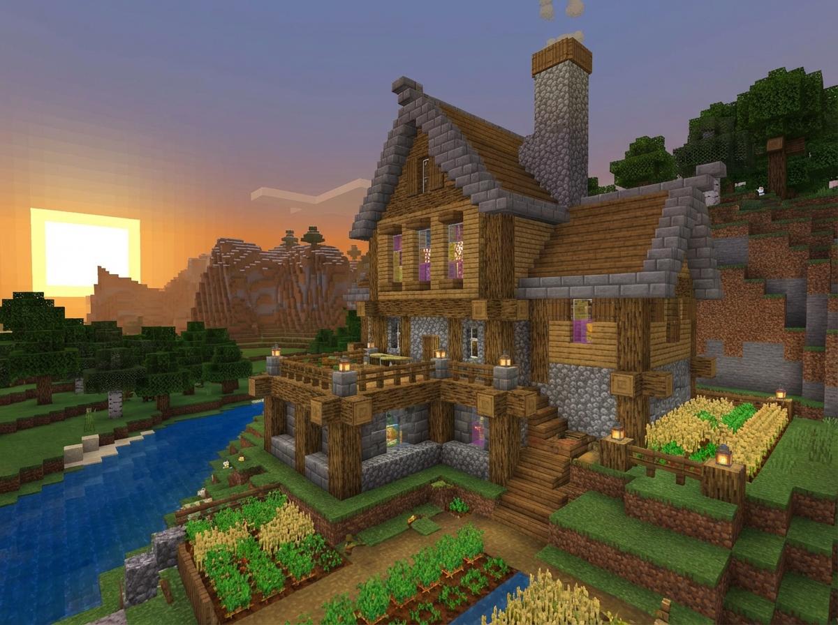 マイクラで建築チャレンジ