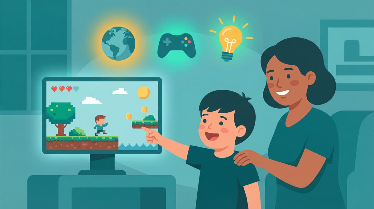 メンターと子どもがコーディング